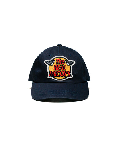 lost & found The Real McCoy's The Real McCoy's MA23001 The Real McCoy's Logo Baseball Cap Navy