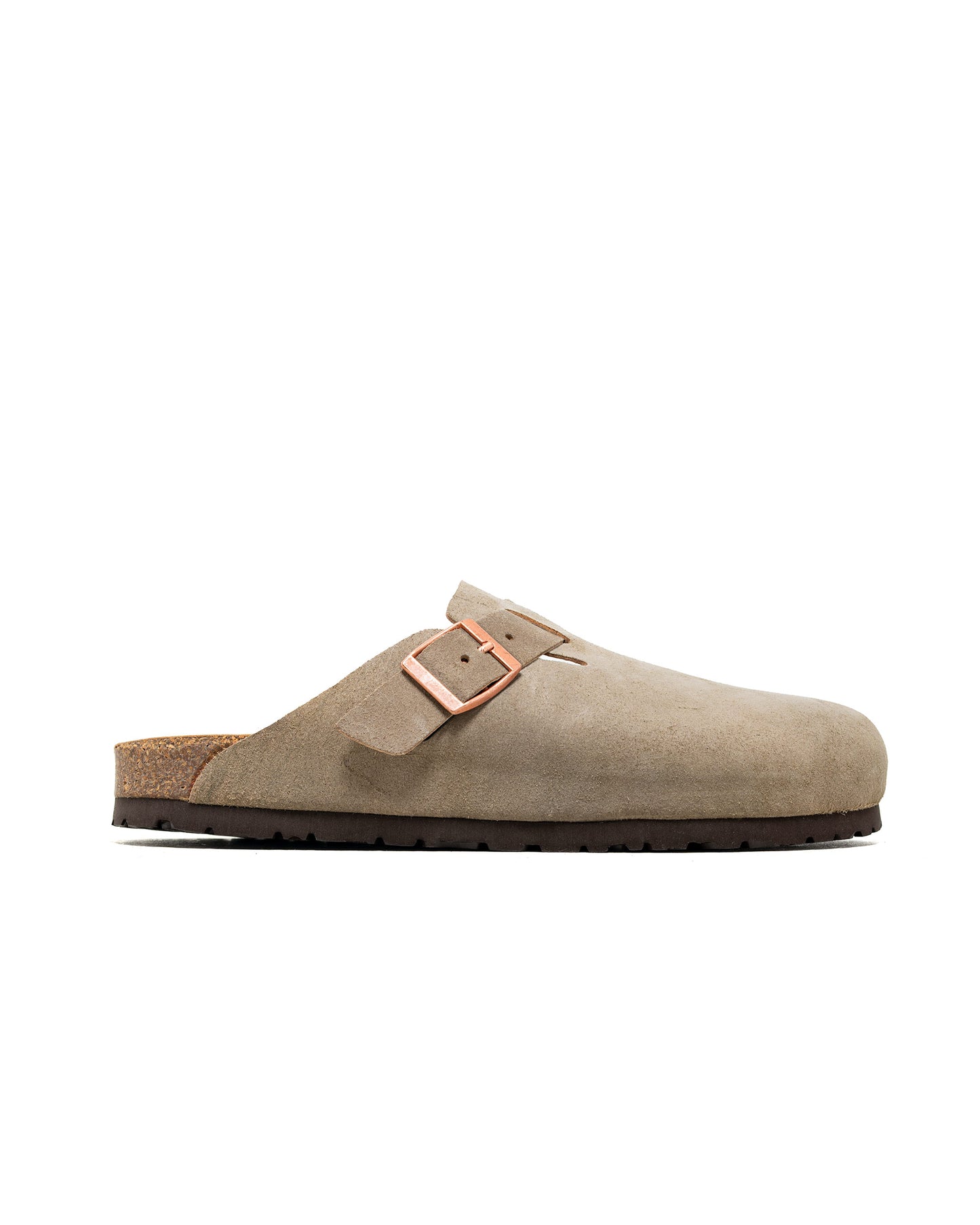 The Real McCoy's MA23012 Leather Foot-Support Clogs Taupe