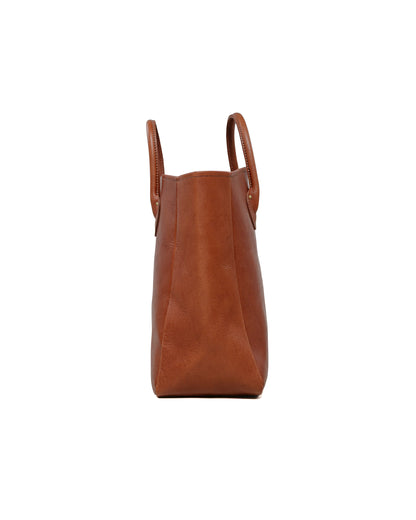 lost & found The Real McCoy's The Real McCoy's MA25101 Leather Tote Handbag Brown