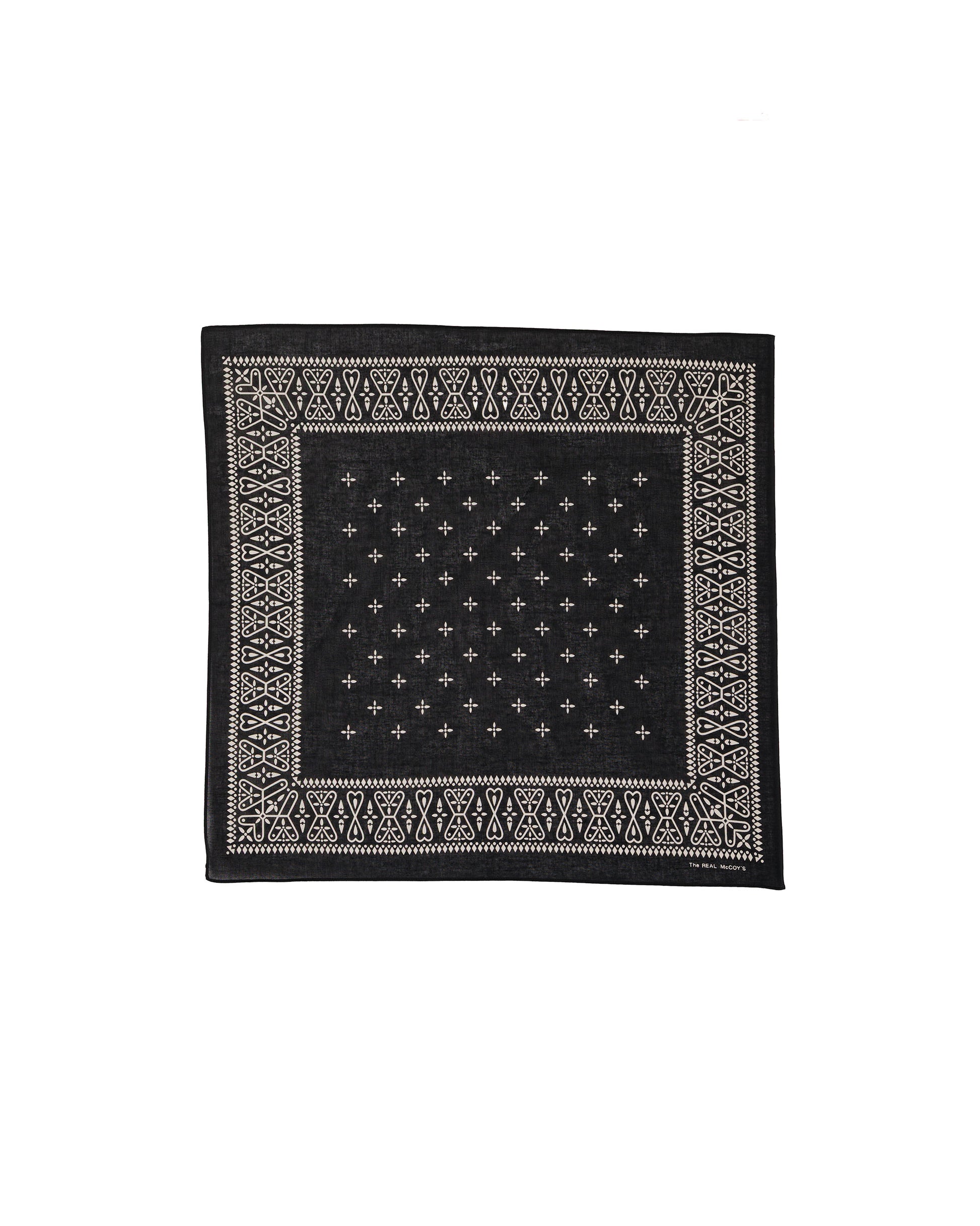 lost & found The Real McCoy's The Real McCoy’s MA26011 Bandana 'Cross' Black