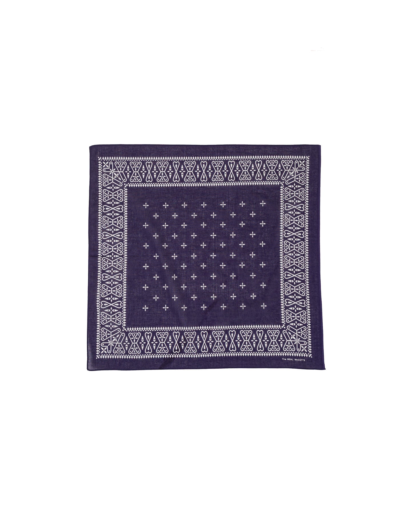 lost & found The Real McCoy's The Real McCoy's MA26011 Bandana 'Cross' Navy
