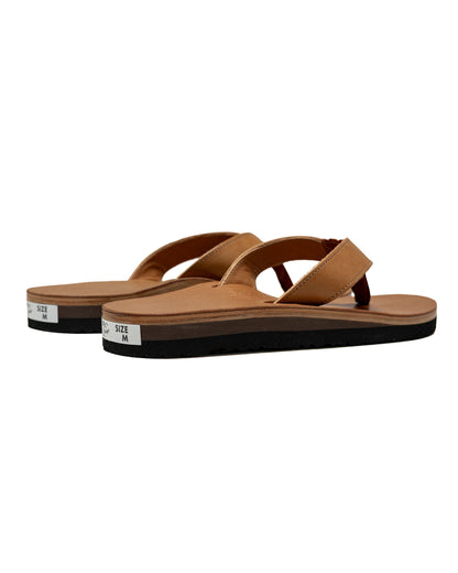 The Real McCoy's MA26014 Leather Arched Sandal Brown