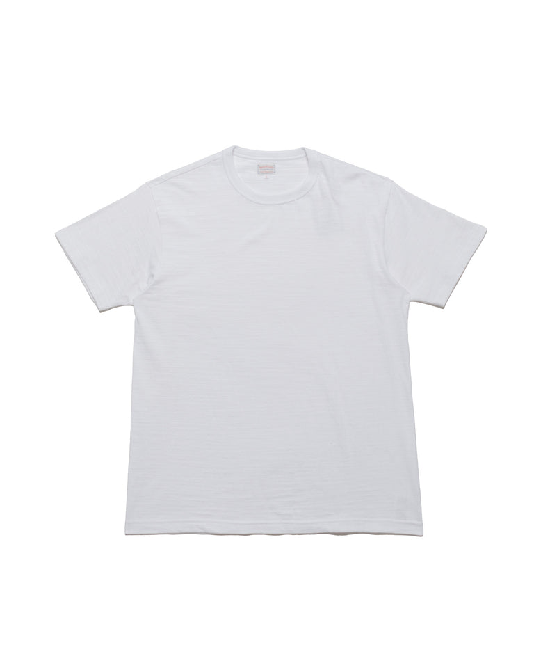 The Real McCoy's MC19010 Athletic T-Shirt / Loop-Wheel White