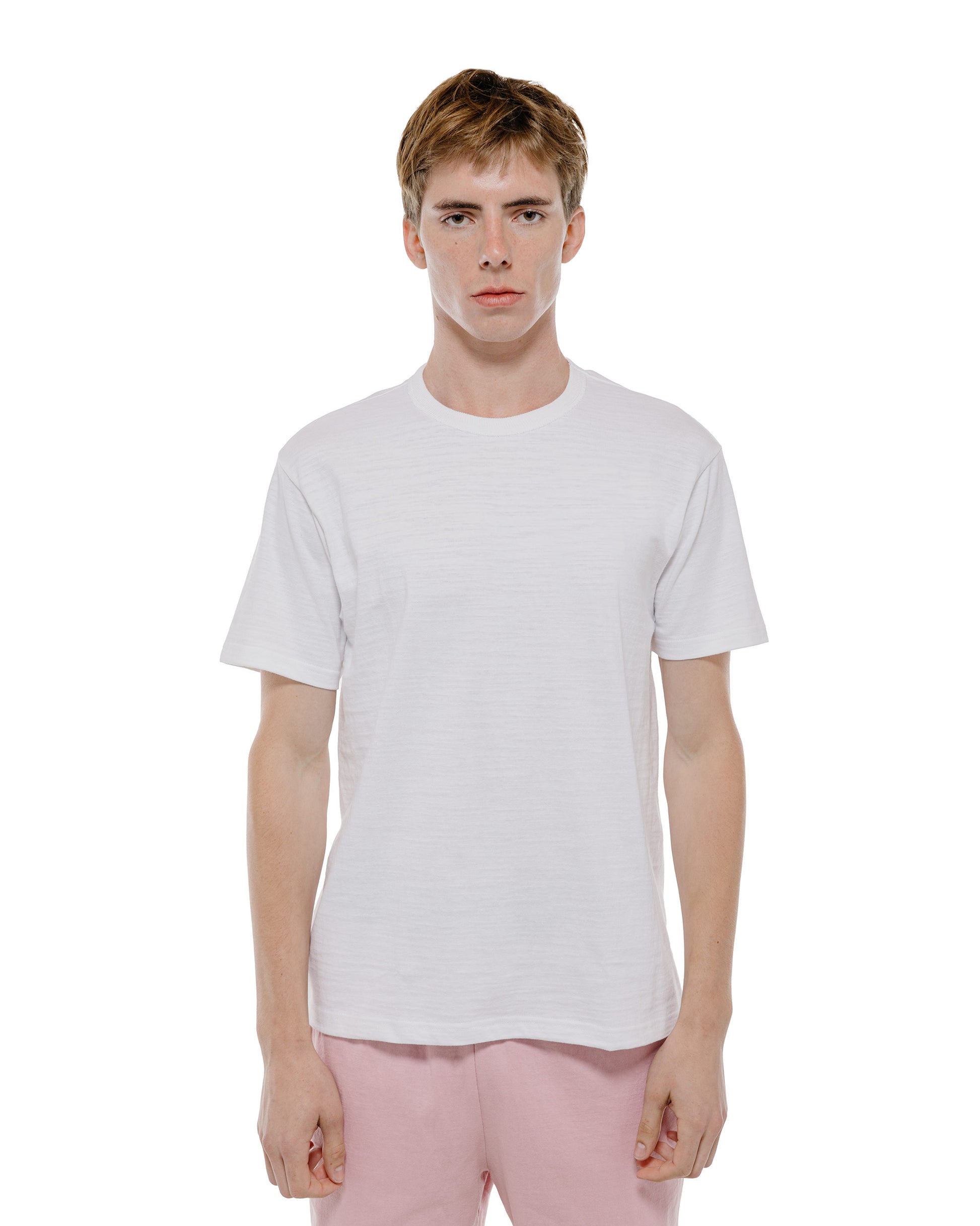 The Real McCoy's MC19010 Athletic T-Shirt / Loop-Wheel White