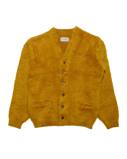 lost & found The Real McCoy's The Real McCoy's MC19103 JM Mohair Cardigan Mustard