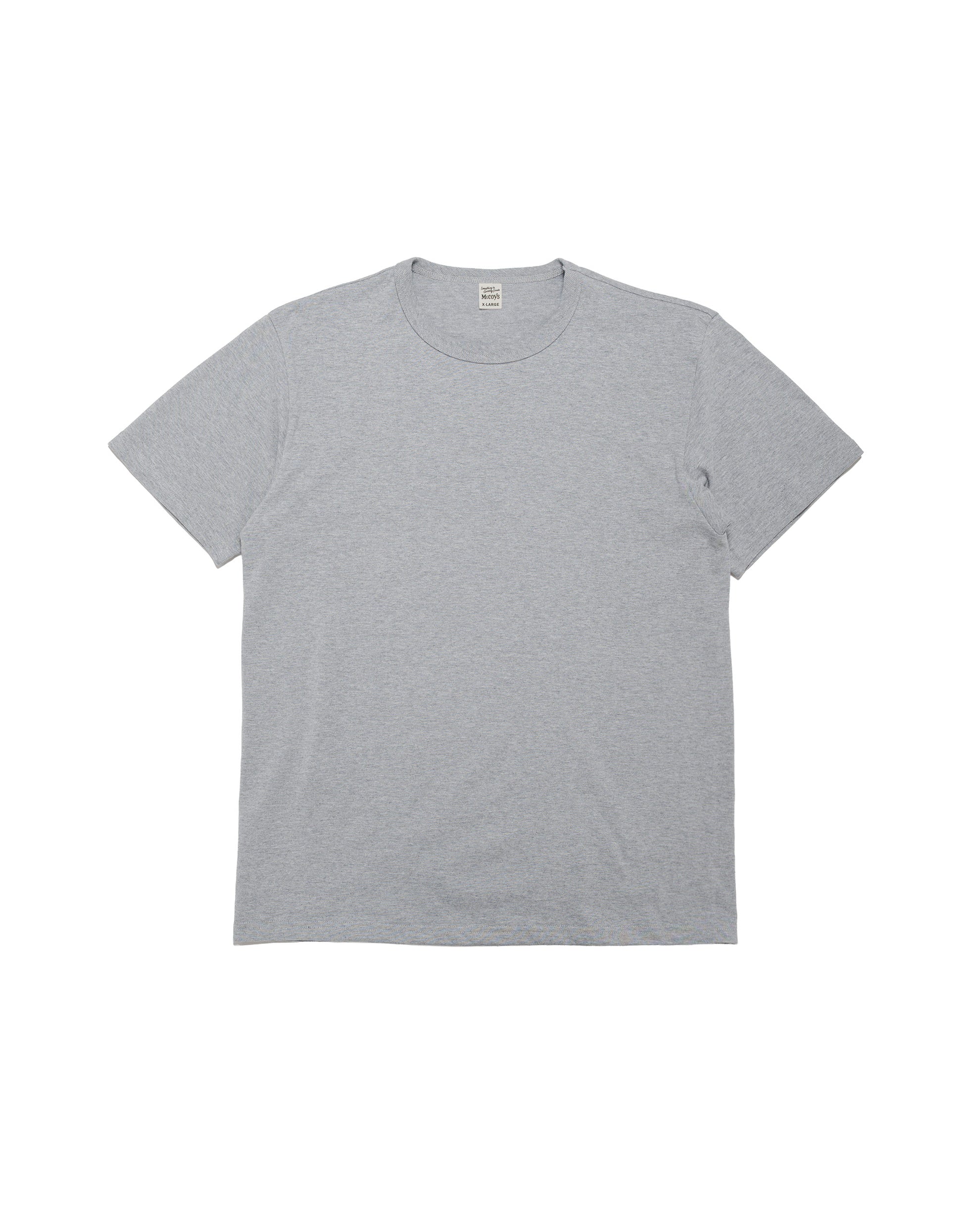 The Real McCoy's MC20000 2pcs Pack Tee Grey