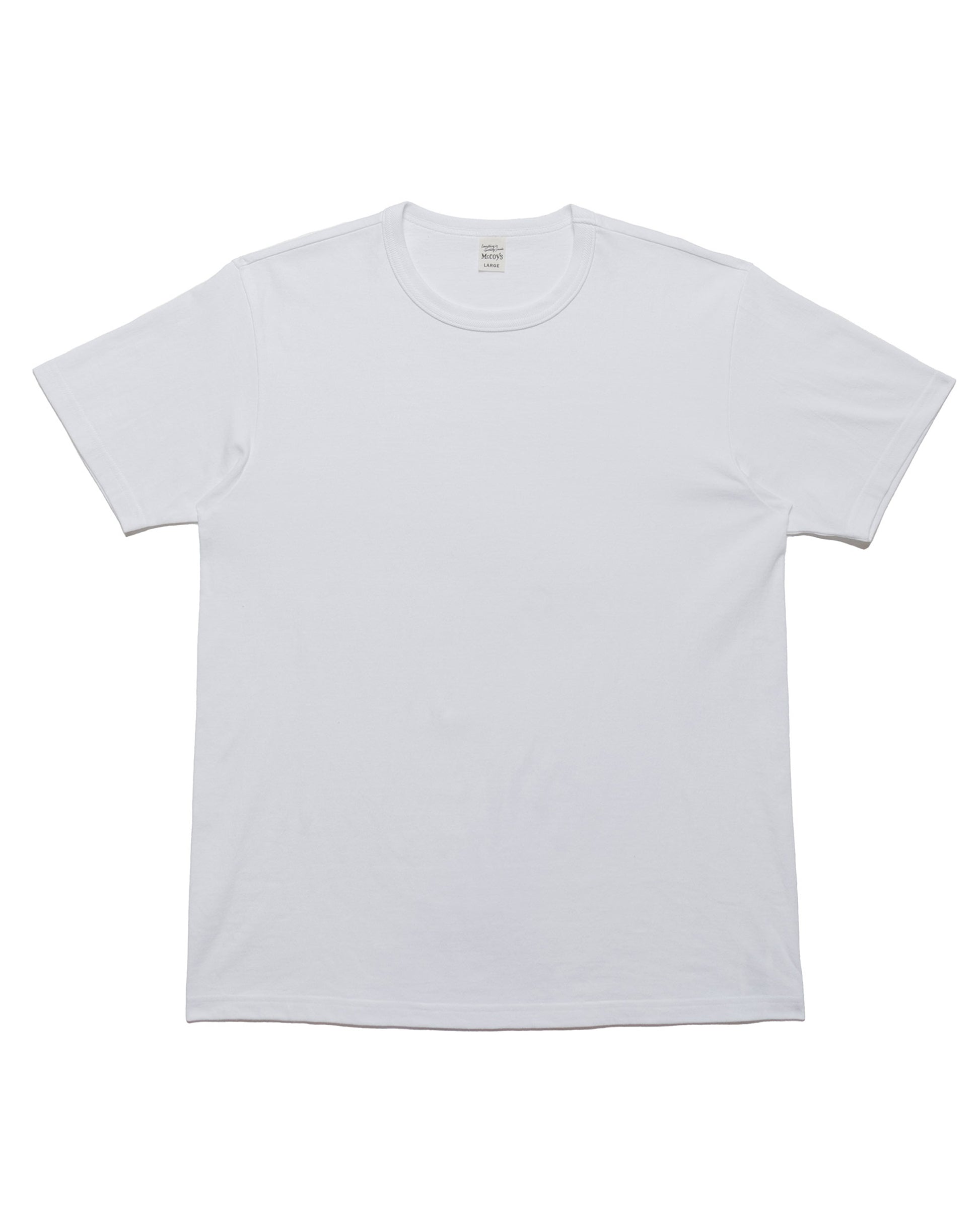 lost & found The Real McCoy's The Real McCoy's MC20000 2pcs Pack Tee White