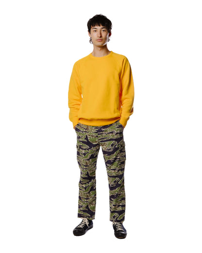 lost & found The Real McCoy's The Real McCoy's MC21018 9oz. Loopwheel Raglan Sleeve Sweatshirt Yellow