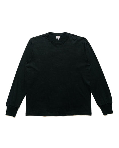 The Real McCoy's MC21109 Athletic L/S T-Shirt / Loop-Wheel Black