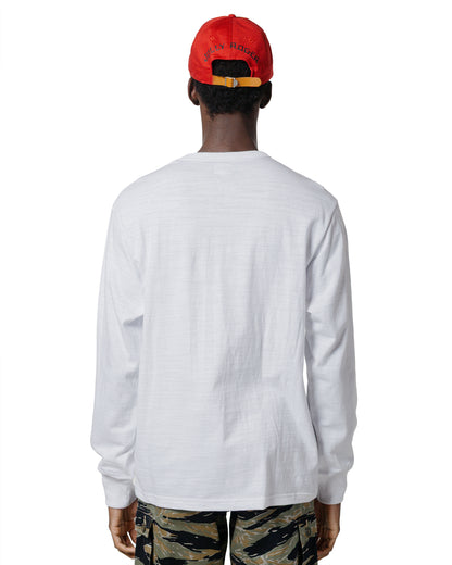 lost & found The Real McCoy's The Real McCoy's MC21109 Athletic L/S T-Shirt / Loop-Wheel White