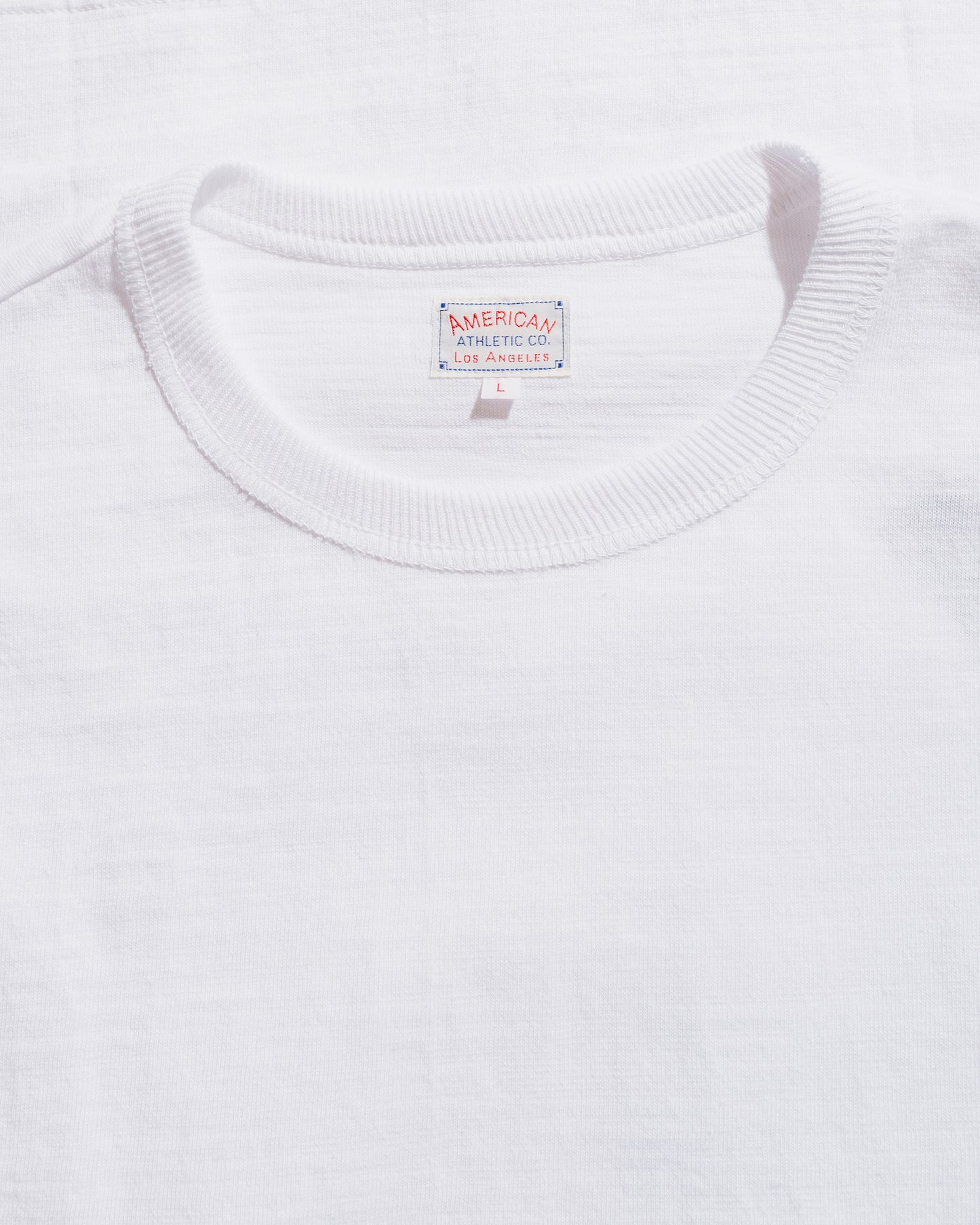 lost & found The Real McCoy's The Real McCoy's MC21109 Athletic L/S T-Shirt / Loop-Wheel White