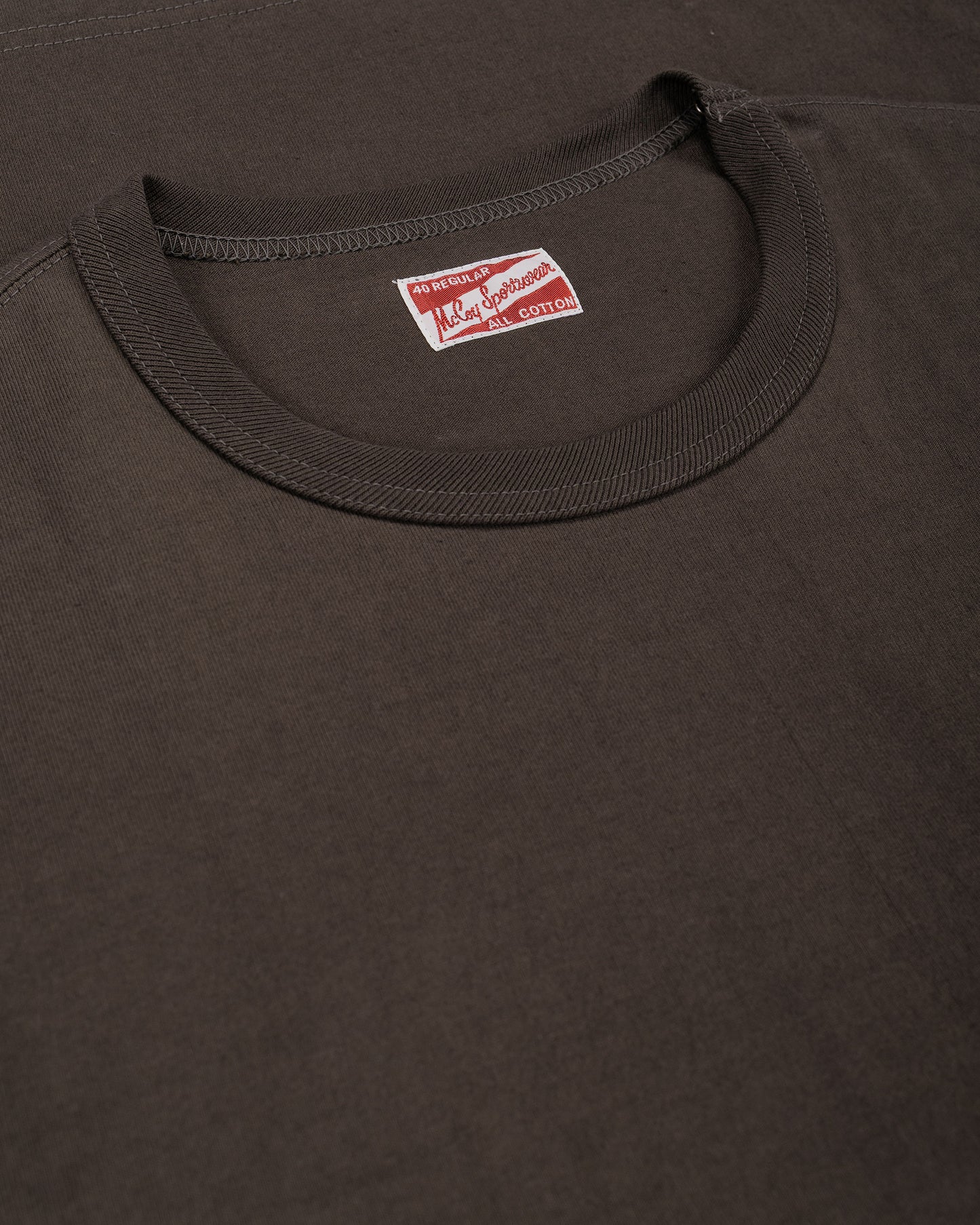 lost & found The Real McCoy's The Real McCoy's MC22006 Pocket Tee Charcoal