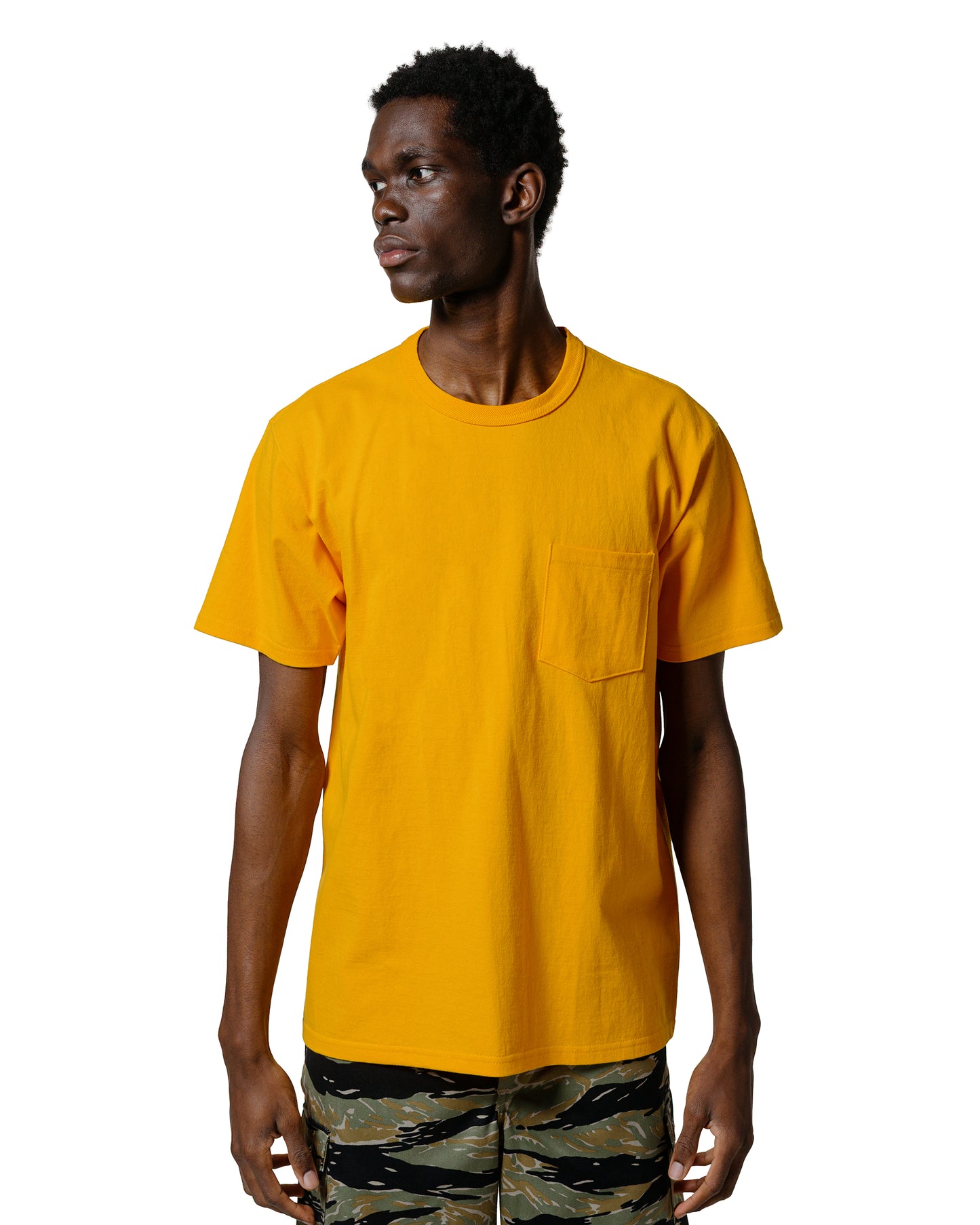 lost & found The Real McCoy's The Real McCoy's MC22006 Pocket Tee Yellow