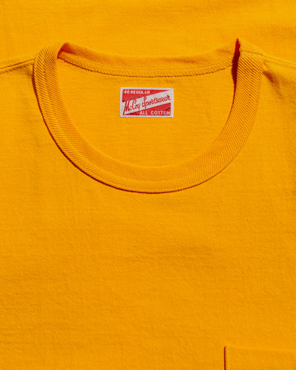 lost & found The Real McCoy's The Real McCoy's MC22006 Pocket Tee Yellow
