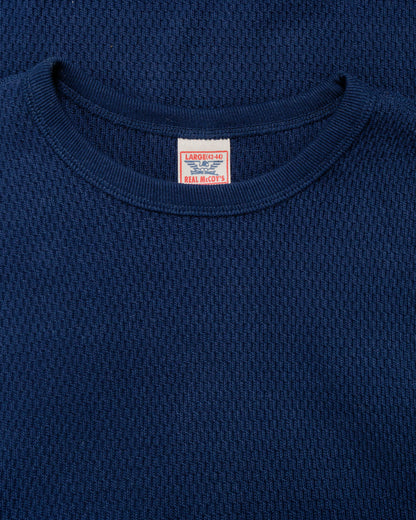 lost & found The Real McCoy's The Real McCoy's MC22109 U.S. Army Military Thermal Shirt Navy