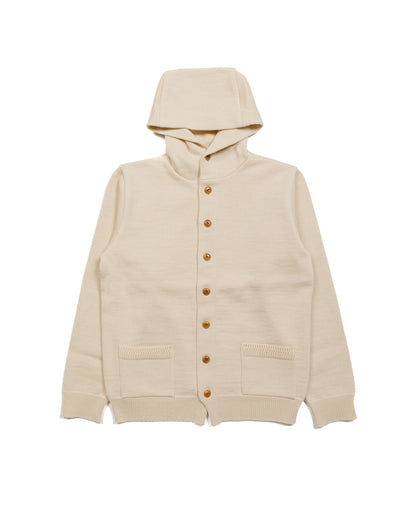 lost & found The Real McCoy's The Real McCoy's MC23107 30s Hooded Knit Sweater Ecru