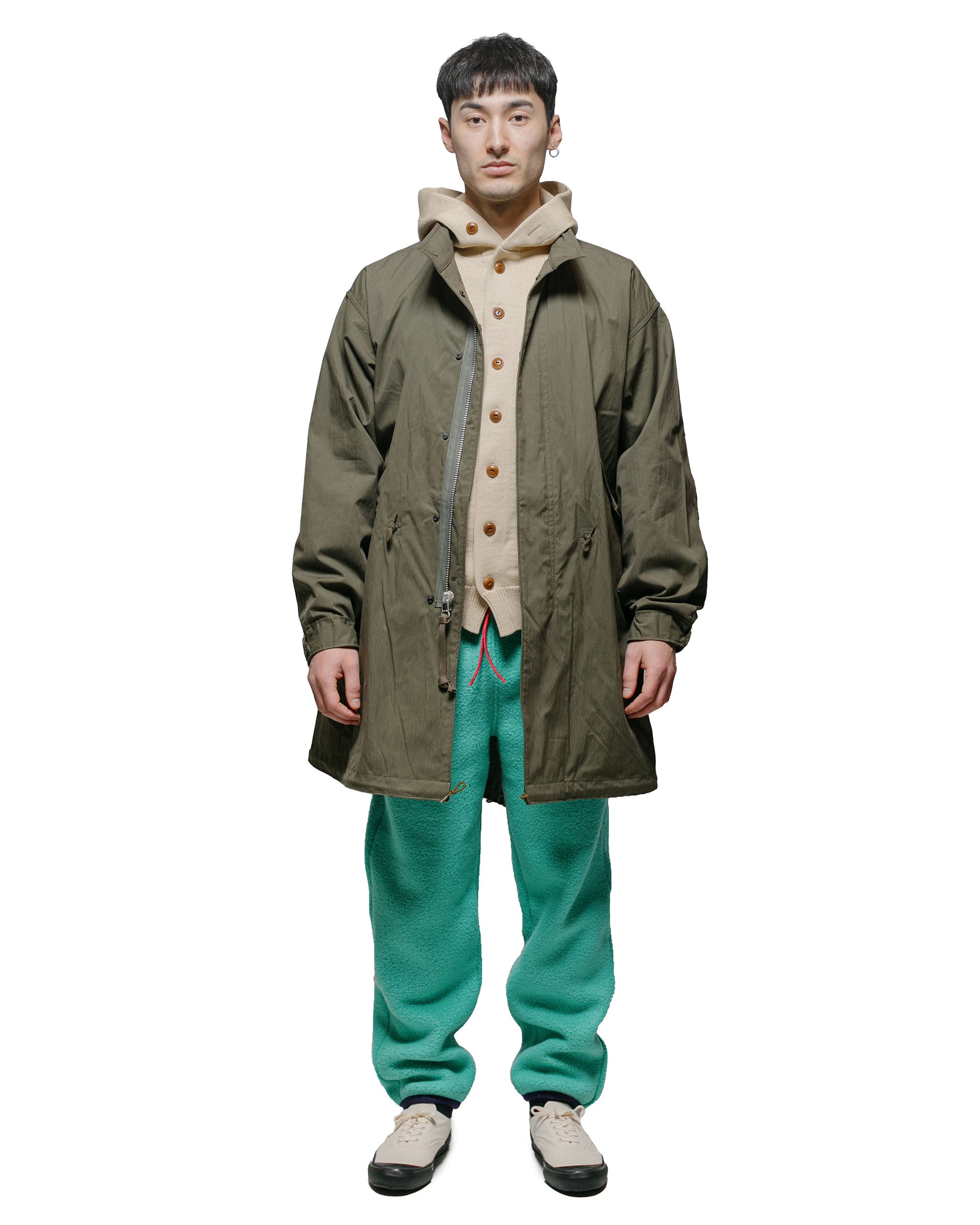 lost & found The Real McCoy's The Real McCoy's MC23107 30s Hooded Knit Sweater Ecru