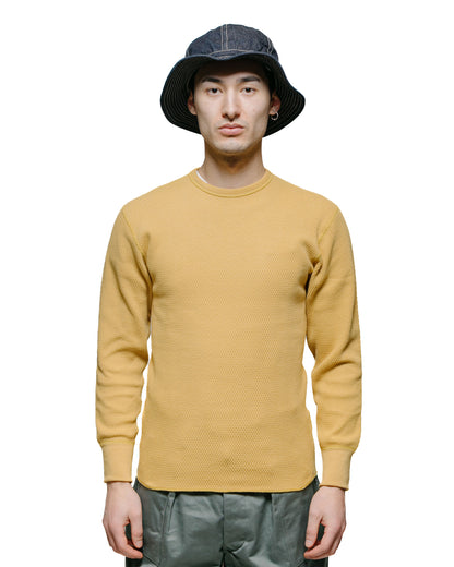 lost & found The Real McCoy's The Real McCoy's MC23115 Honeycomb Thermal Shirt Corn