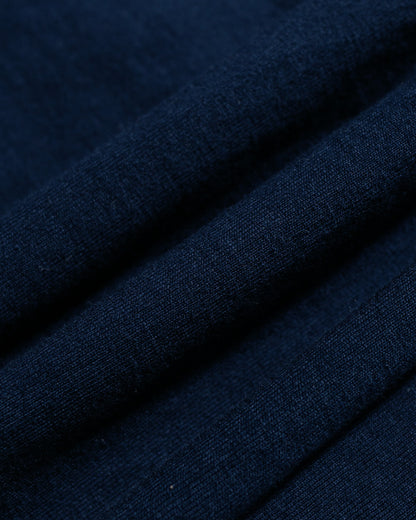 lost & found The Real McCoy's The Real McCoy's MC24003 The Real McCoy's Logo Tee L/S Navy
