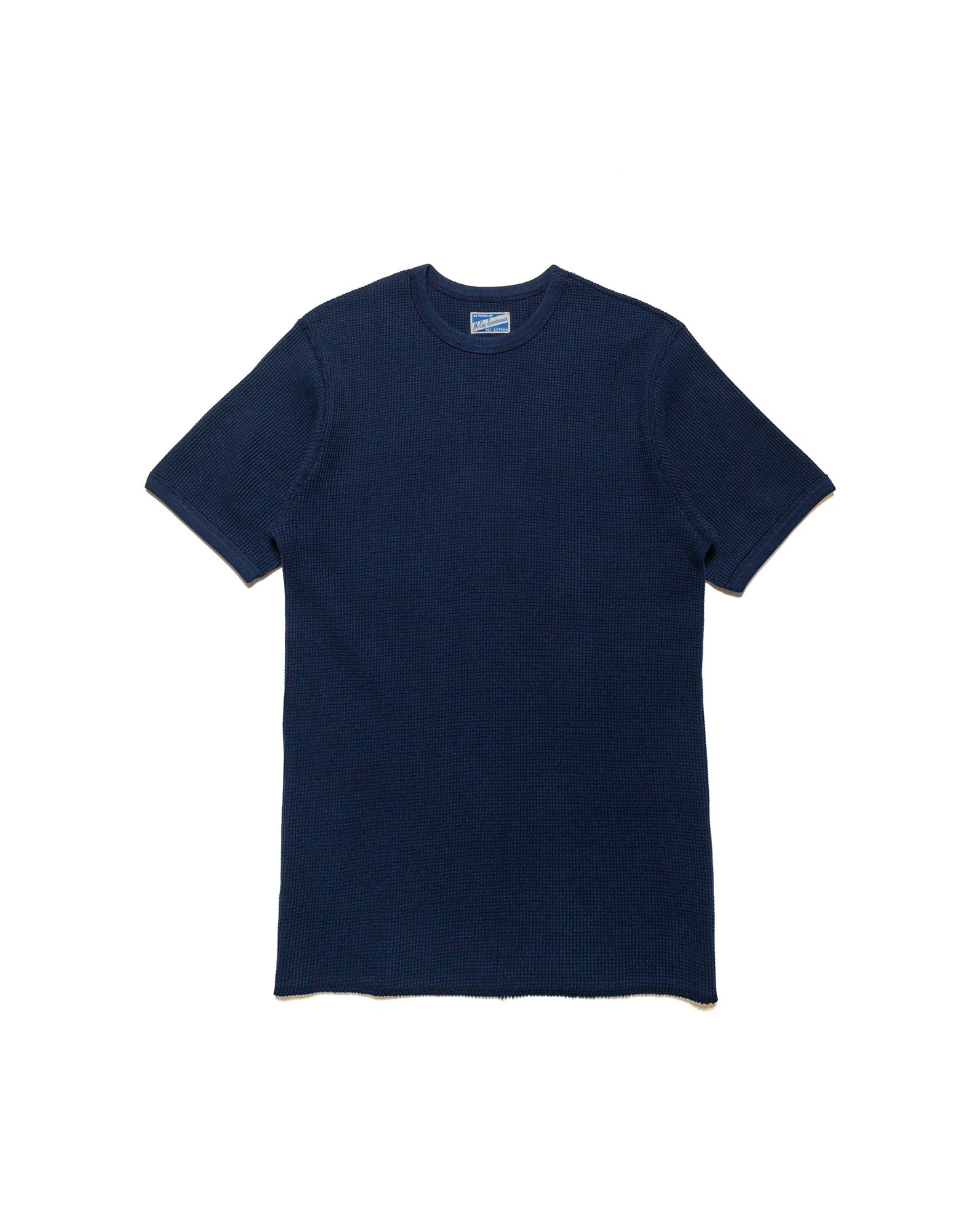 lost & found The Real McCoy's The Real McCoy's MC24018 Waffle Thermal Shirt S/S Navy