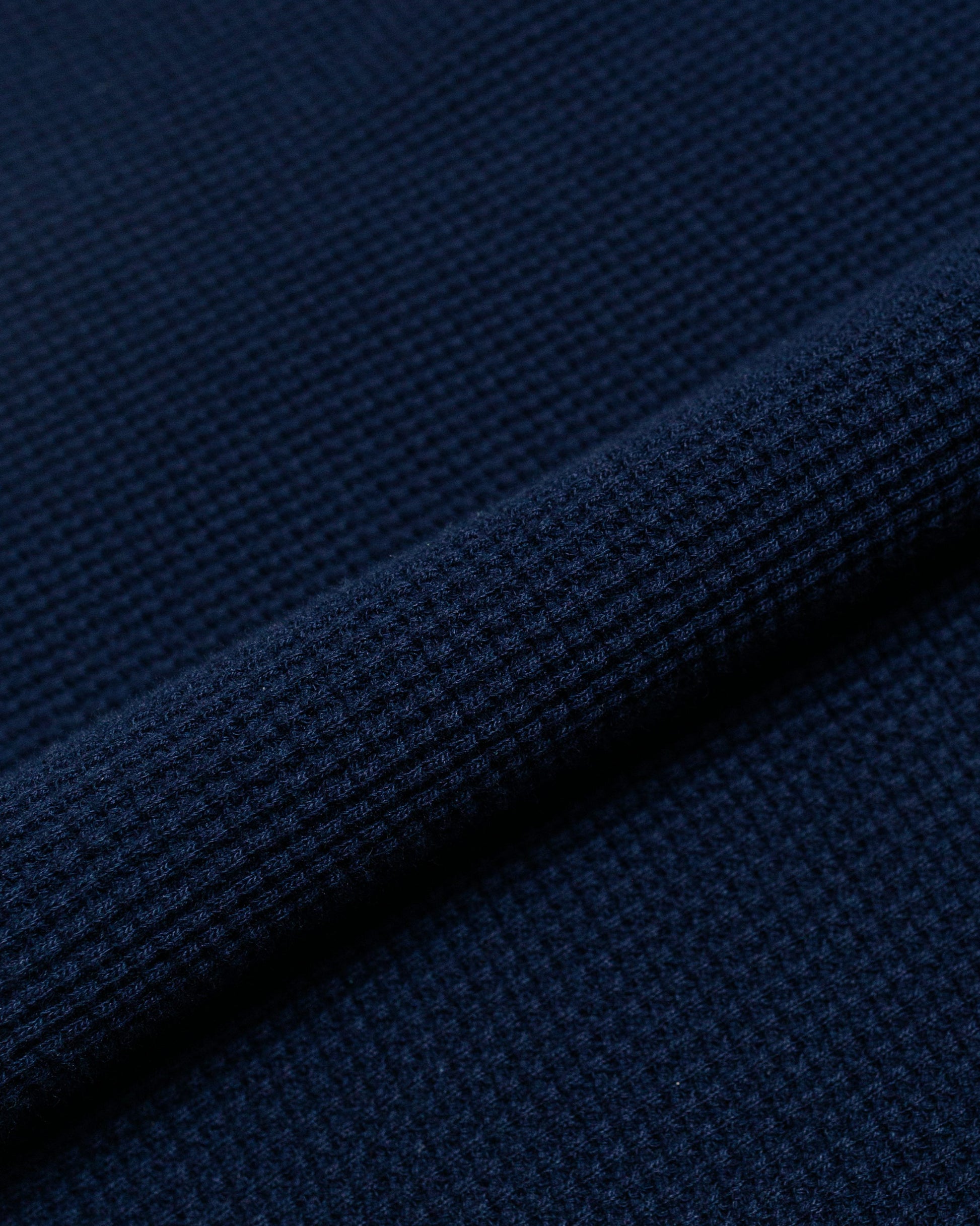 lost & found The Real McCoy's The Real McCoy's MC24018 Waffle Thermal Shirt S/S Navy