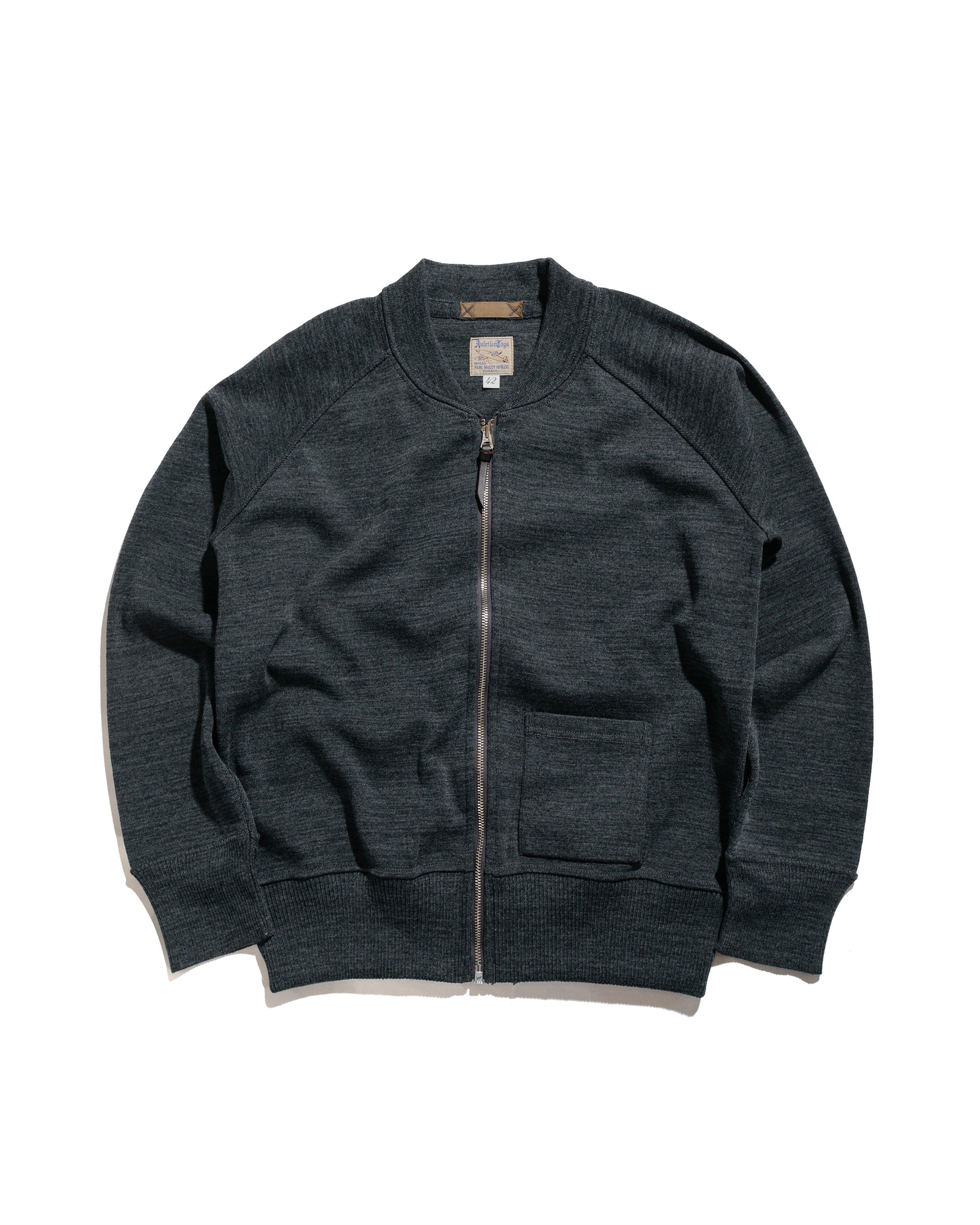 lost & found The Real McCoy's The Real McCoy's MC24106 Winter Aviation Sweater Gray