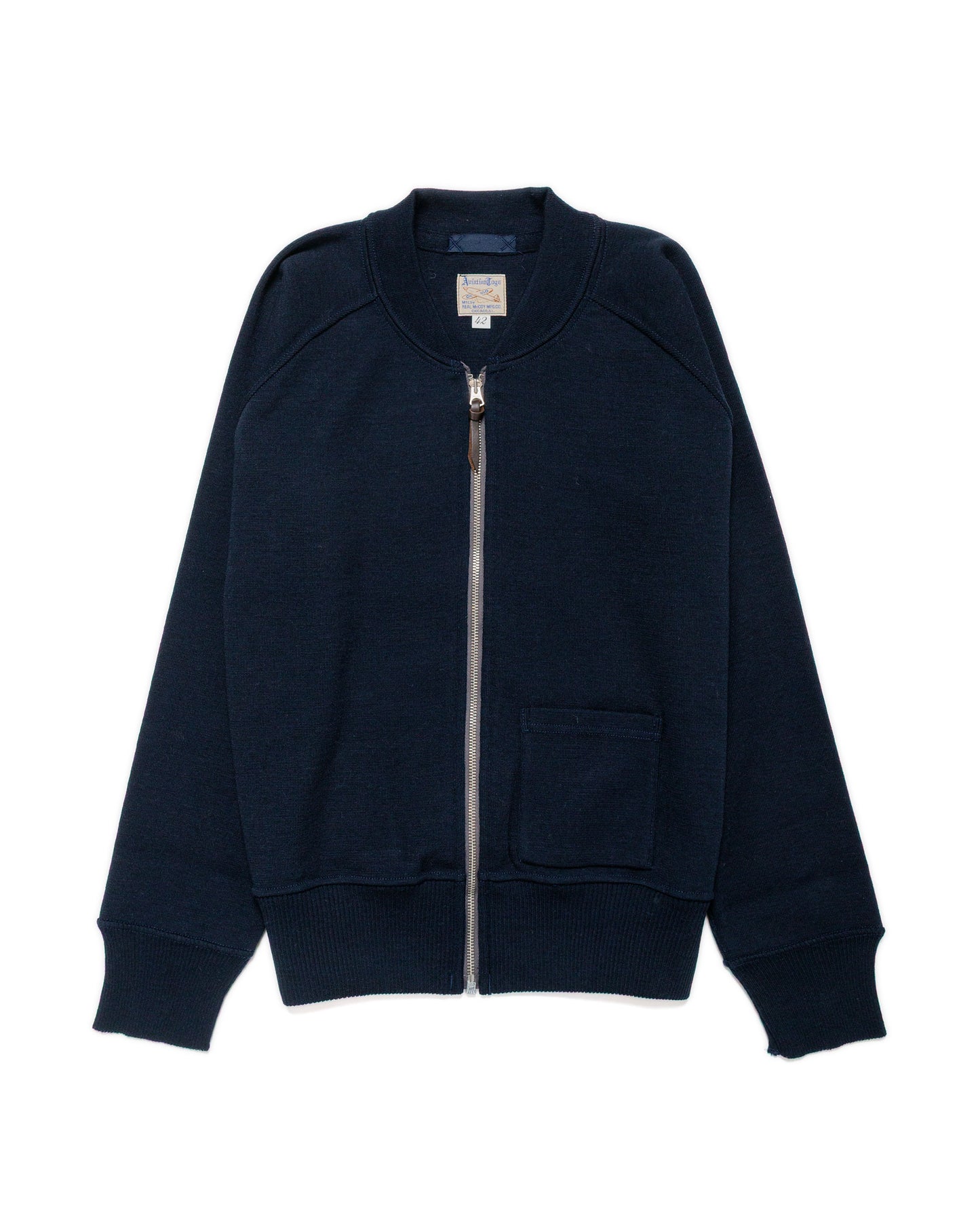 lost & found The Real McCoy's The Real McCoy's MC24106 Winter Aviation Sweater Navy