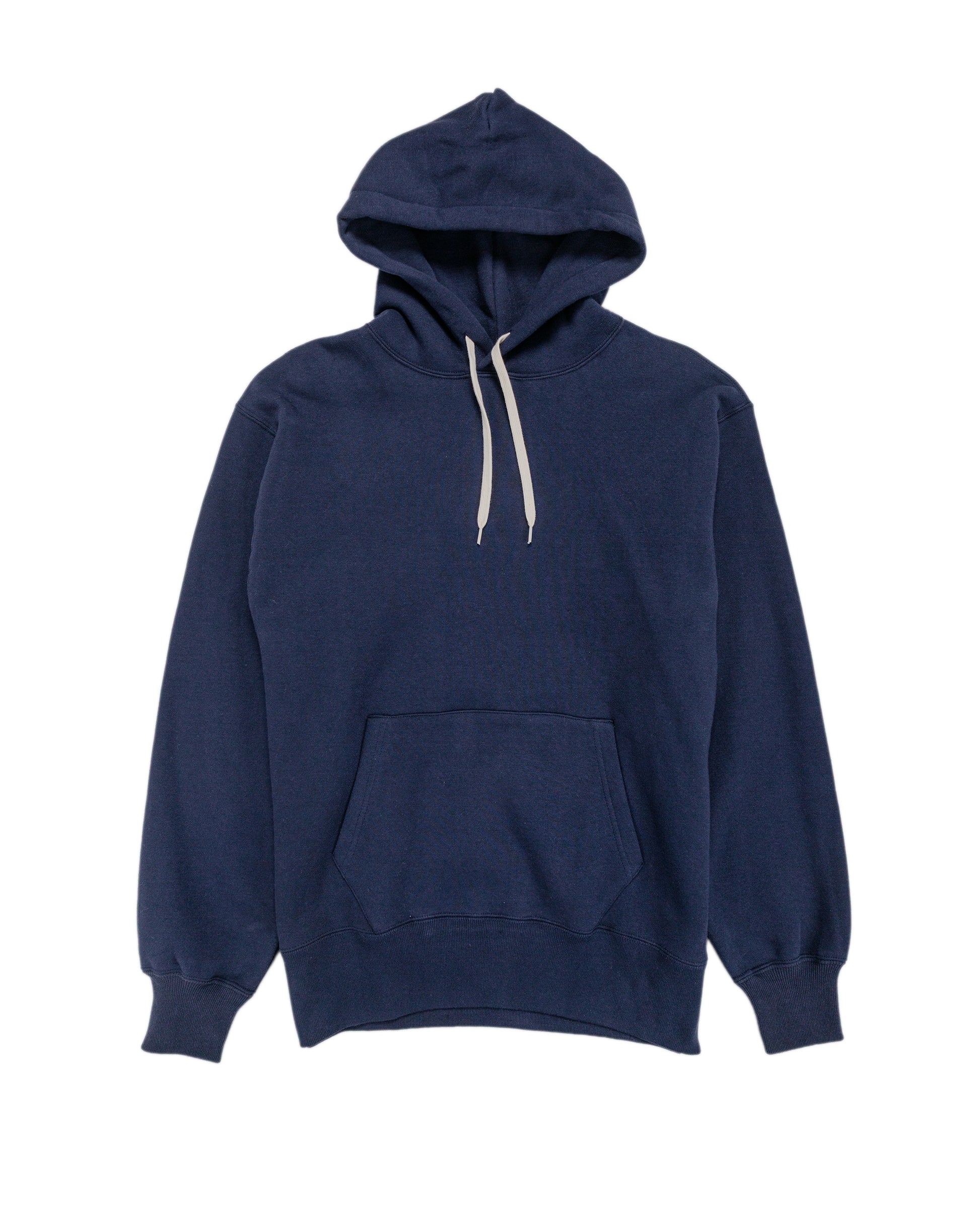 lost & found The Real McCoy's The Real McCoy's MC24114 10 Oz. Loopwheel Hooded Sweatshirt Navy