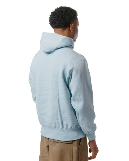 lost & found The Real McCoy's The Real McCoy's MC24114 10 Oz. Loopwheel Hooded Sweatshirt Saxe