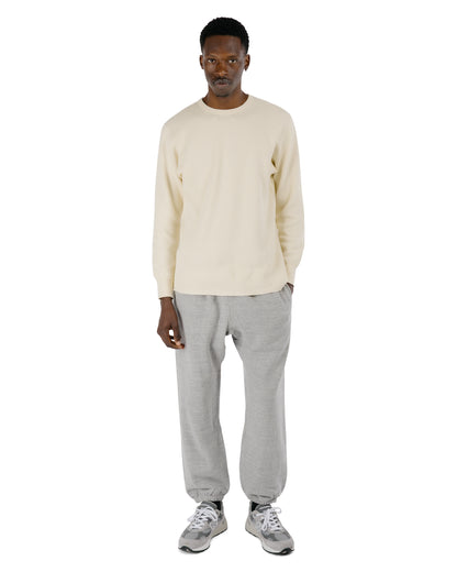 The Real McCoy's MC24116 10 Oz. Loopwheel Sweat Pants Gray