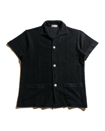 lost & found The Real McCoy's The Real McCoy's MC25001 Cotton Pile Beach Shirt Black