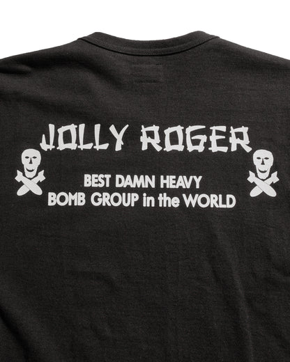 lost & found The Real McCoy's The Real McCoy's MC25004 Military Tee / Jolly Roger, Best Damn Group Black
