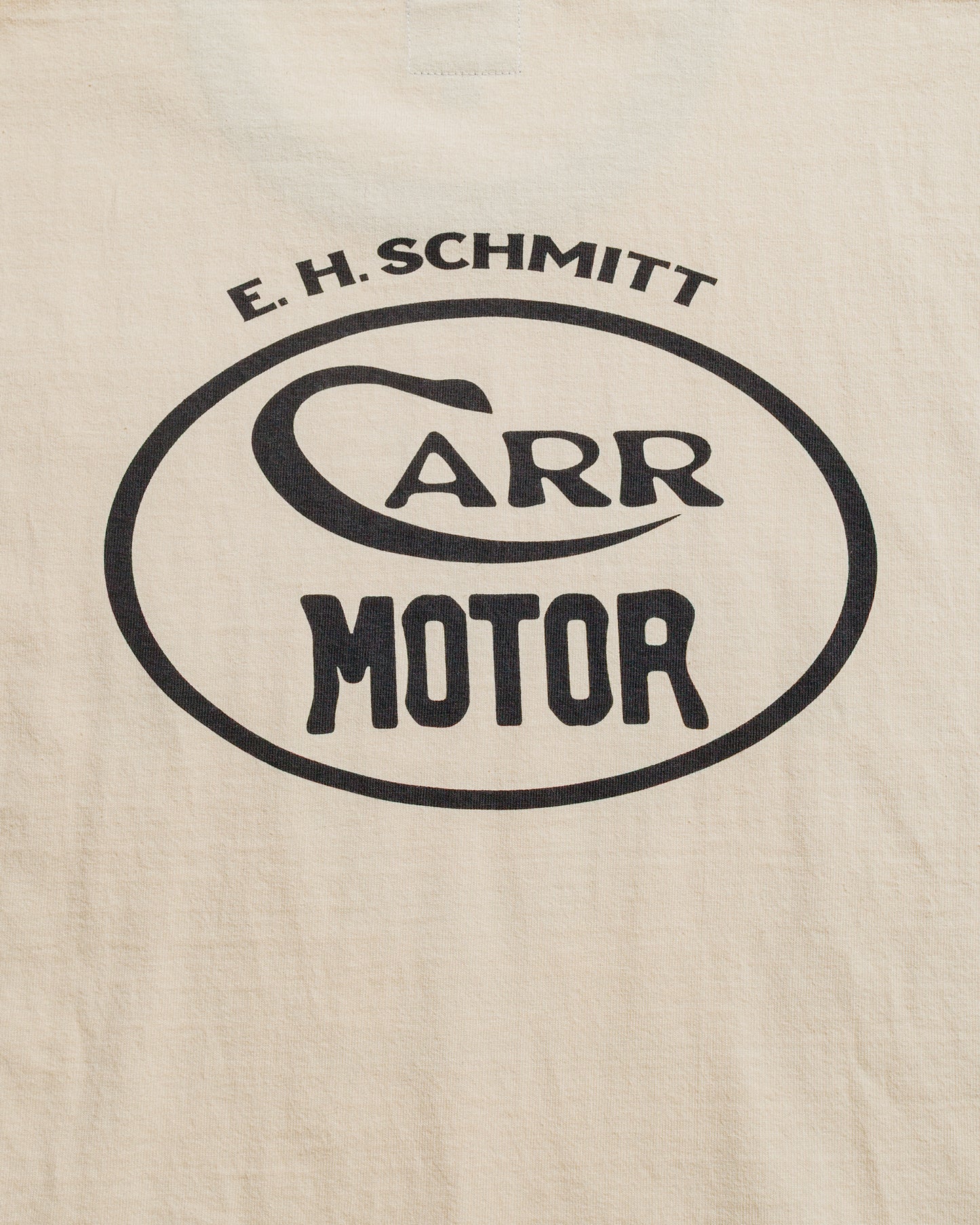 lost & found The Real McCoy's The Real McCoy's MC25016 Joe McCoy Tee / Whiz Gunner Ecru/Black