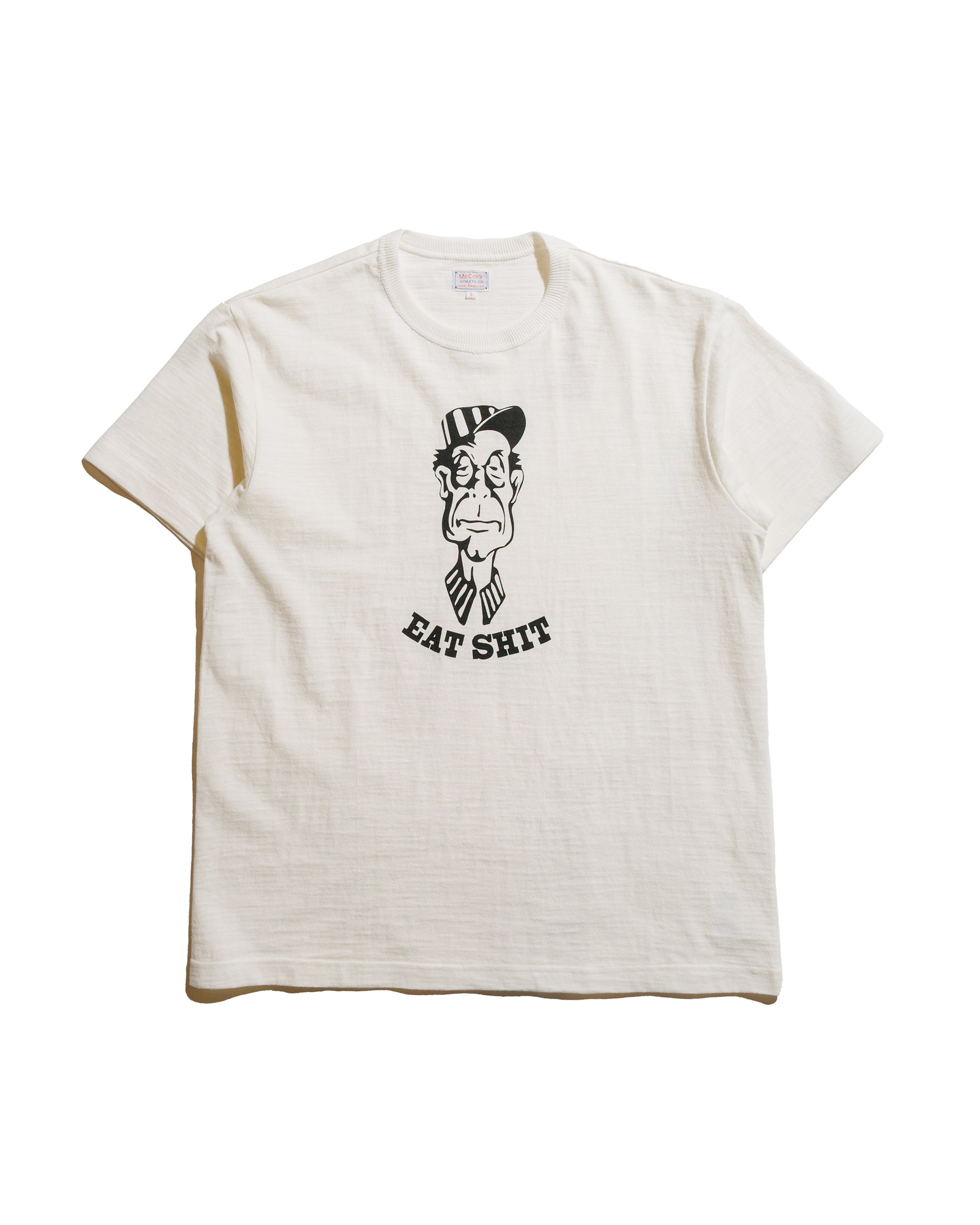 lost & found The Real McCoy's The Real McCoy's MC25022 Athletic T-Shirt / Eat Shit Milk