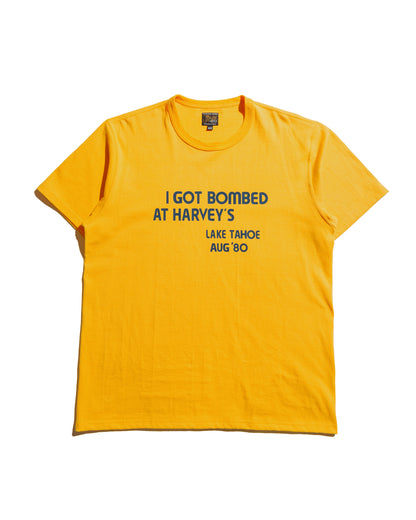 lost & found The Real McCoy's The Real McCoy's MC25024 Joe McCoy Tee / I Got Bombed Yellow