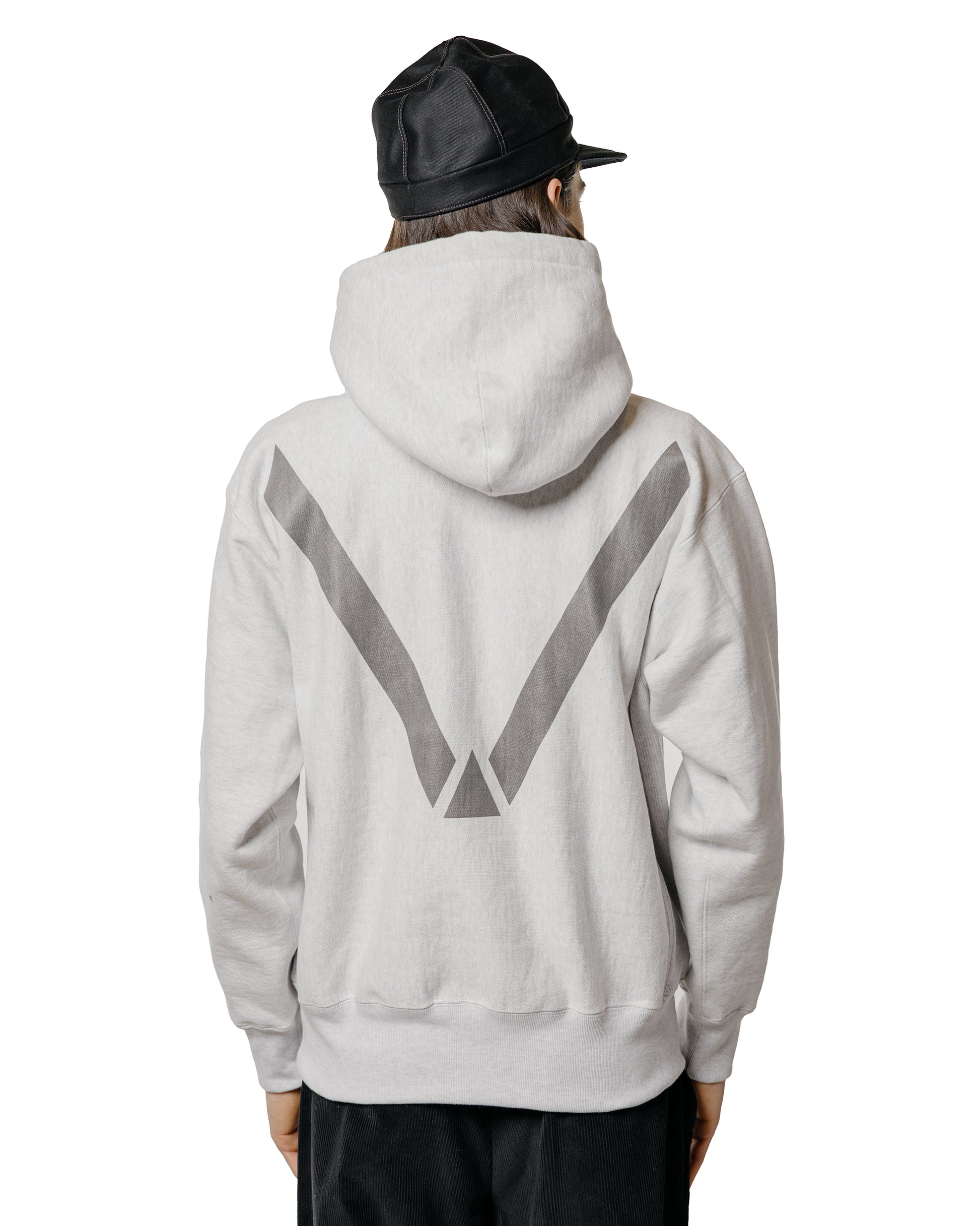 lost & found The Real McCoy's The Real McCoy's MC25101 Heavyweight Hooded / USAF Reflector Silver Gray
