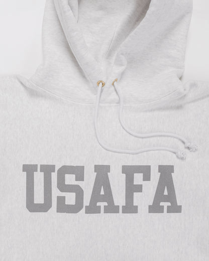 lost & found The Real McCoy's The Real McCoy's MC25101 Heavyweight Hooded / USAF Reflector Silver Gray