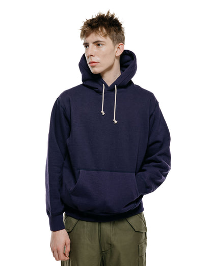lost & found The Real McCoy's The Real McCoy's MC25105 12oz. Ball Park Hooded Sweatshirt L.Navy