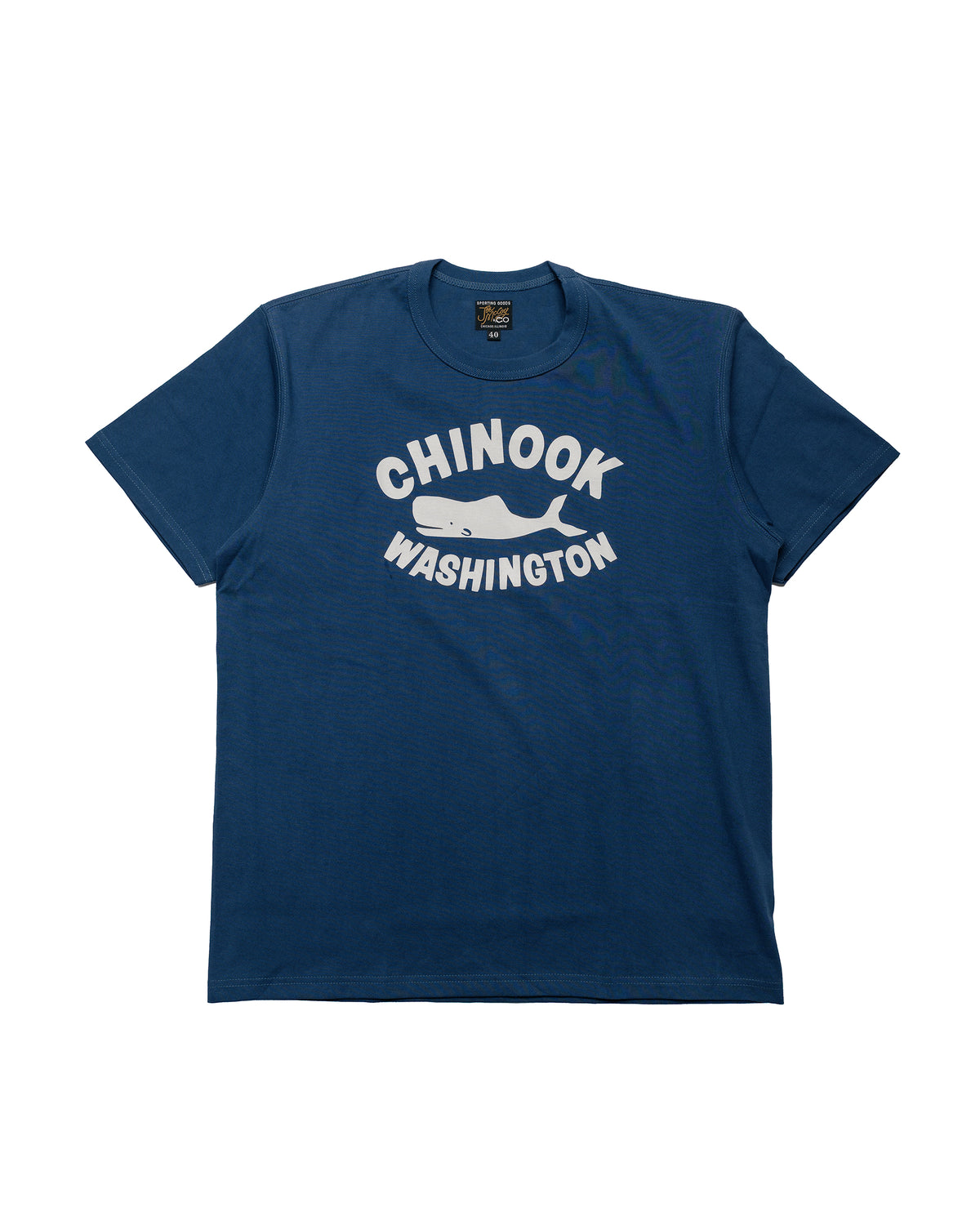 The Real McCoy's MC26023 Joe McCoy Tee  Chinook Marine Blue