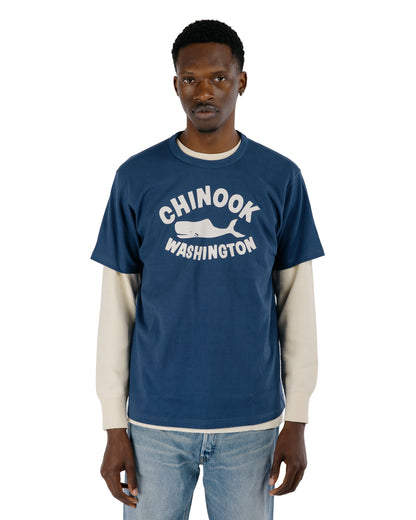 The Real McCoy's MC26023 Joe McCoy Tee / Chinook Marine Blue
