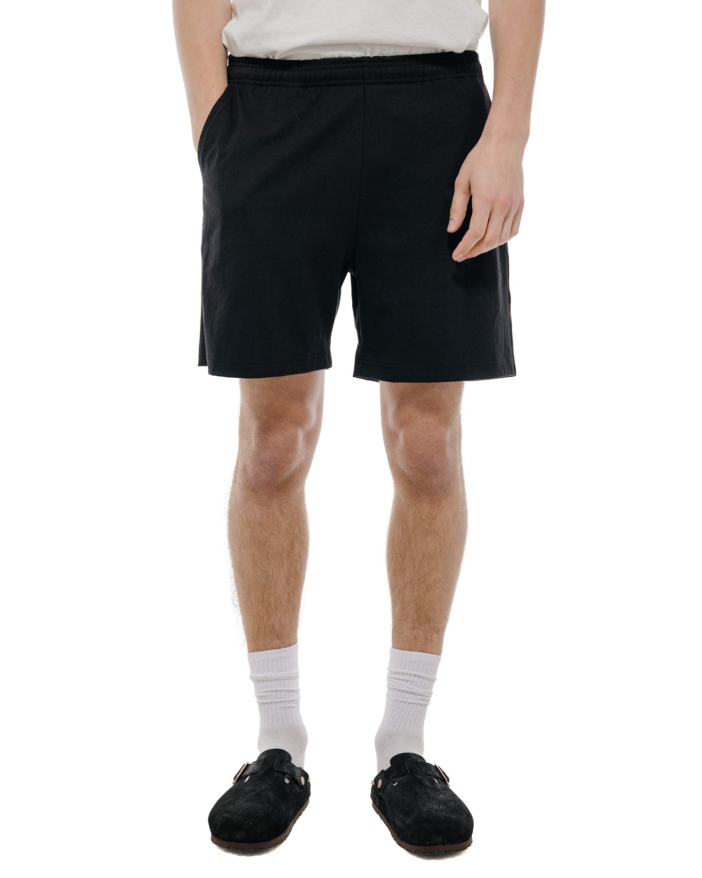 The Real McCoy's MC26037 Jersey Gym Shorts Black