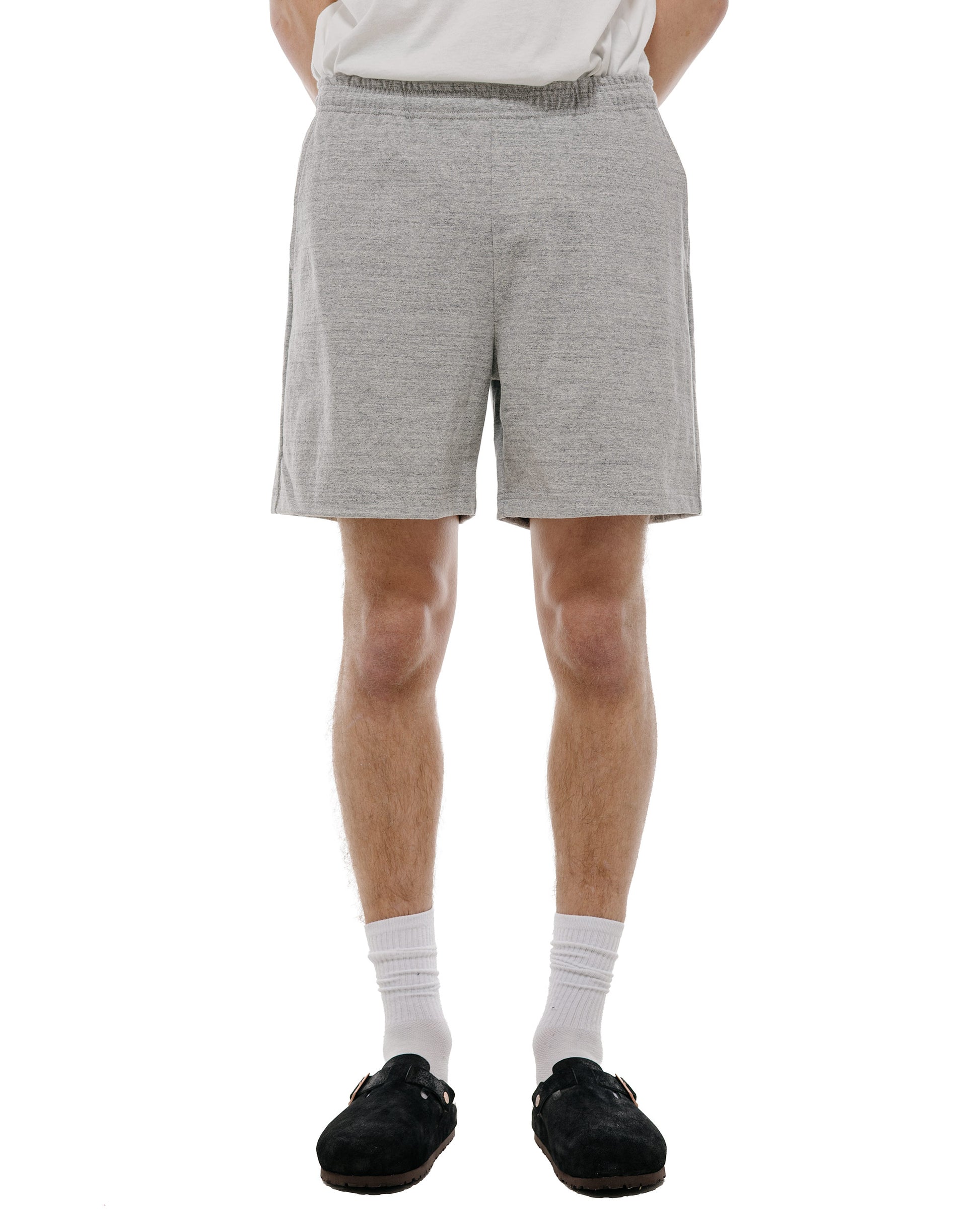 The Real McCoy's MC26037 Jersey Gym Shorts Grey