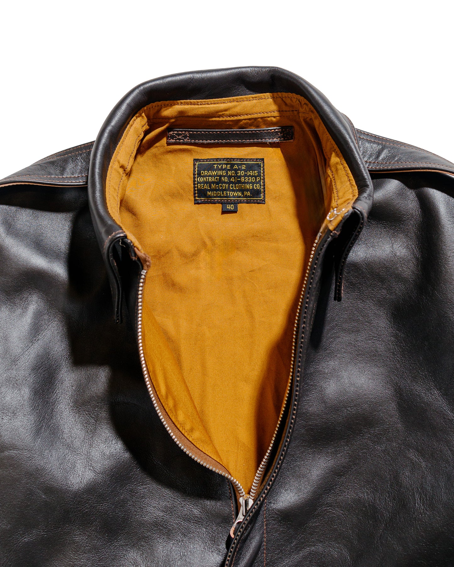 lost & found The Real McCoy's The Real McCoy's MJ22001 Type A-2 Real McCoy Mfg. Co. (Model 220) Seal Brown