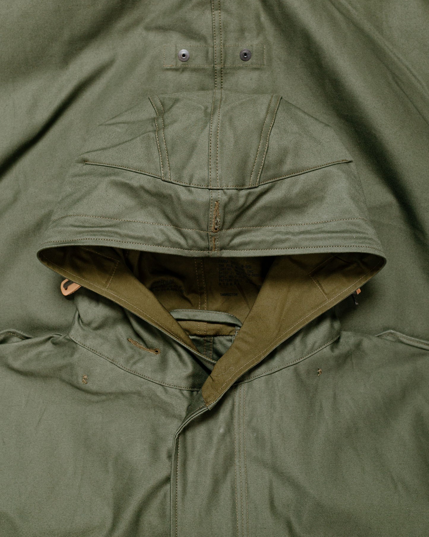 lost & found The Real McCoy's The Real McCoy's MJ22003 Parka-Shell, M-1951 (Model 220) Olive