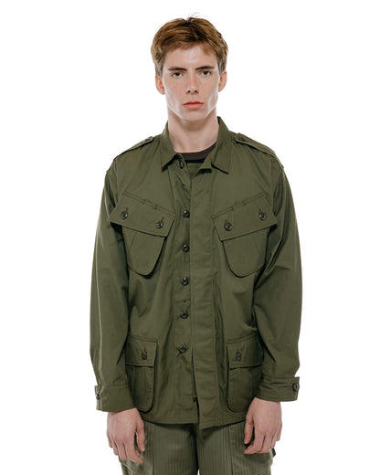 The Real McCoy's MJ22006 Coat, Man's, Combat, Tropical (Model 220) Olive
