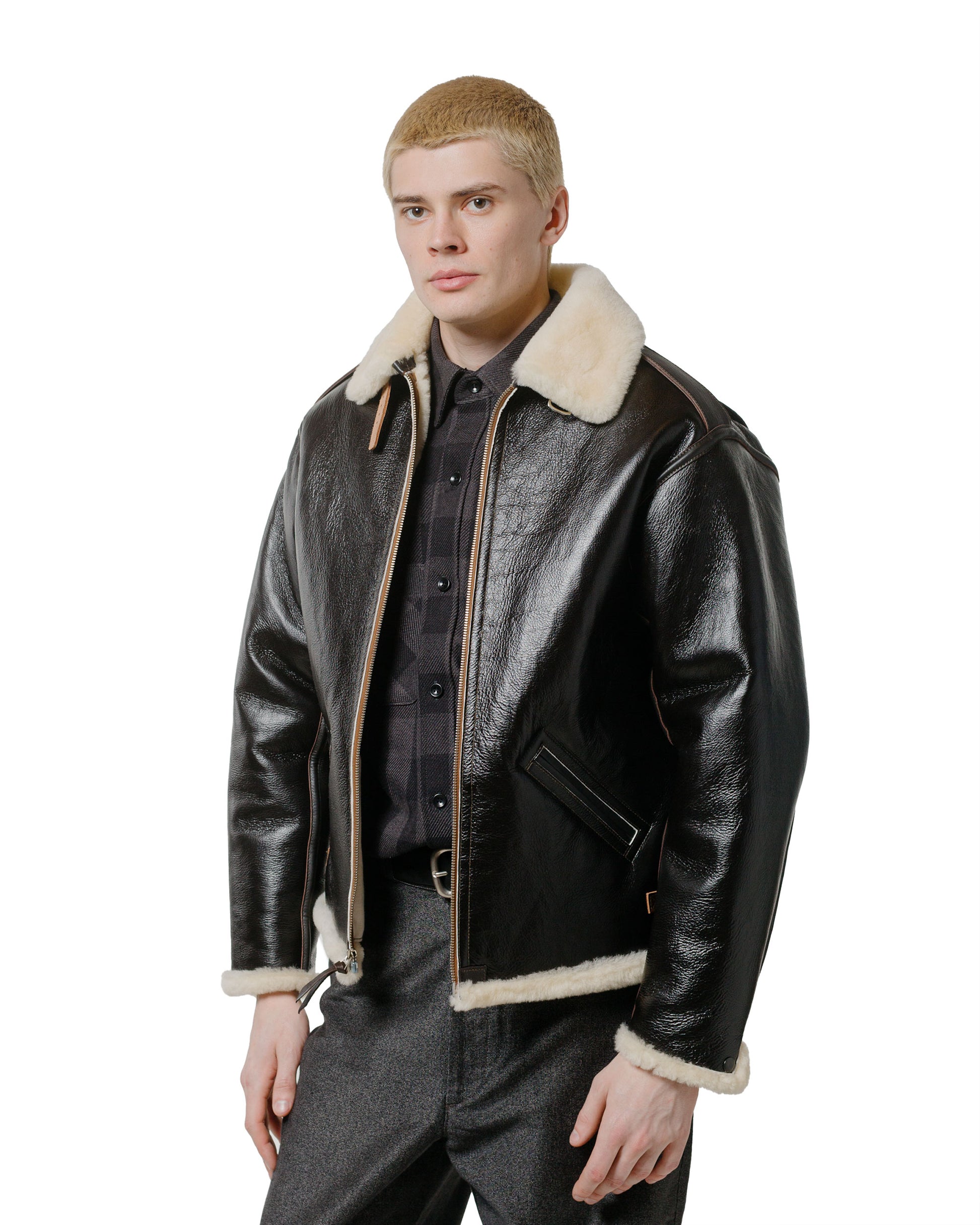 lost & found The Real McCoy's The Real McCoy's MJ22103 Type B-6 Real McCoy Mfg.Co Seal Brown