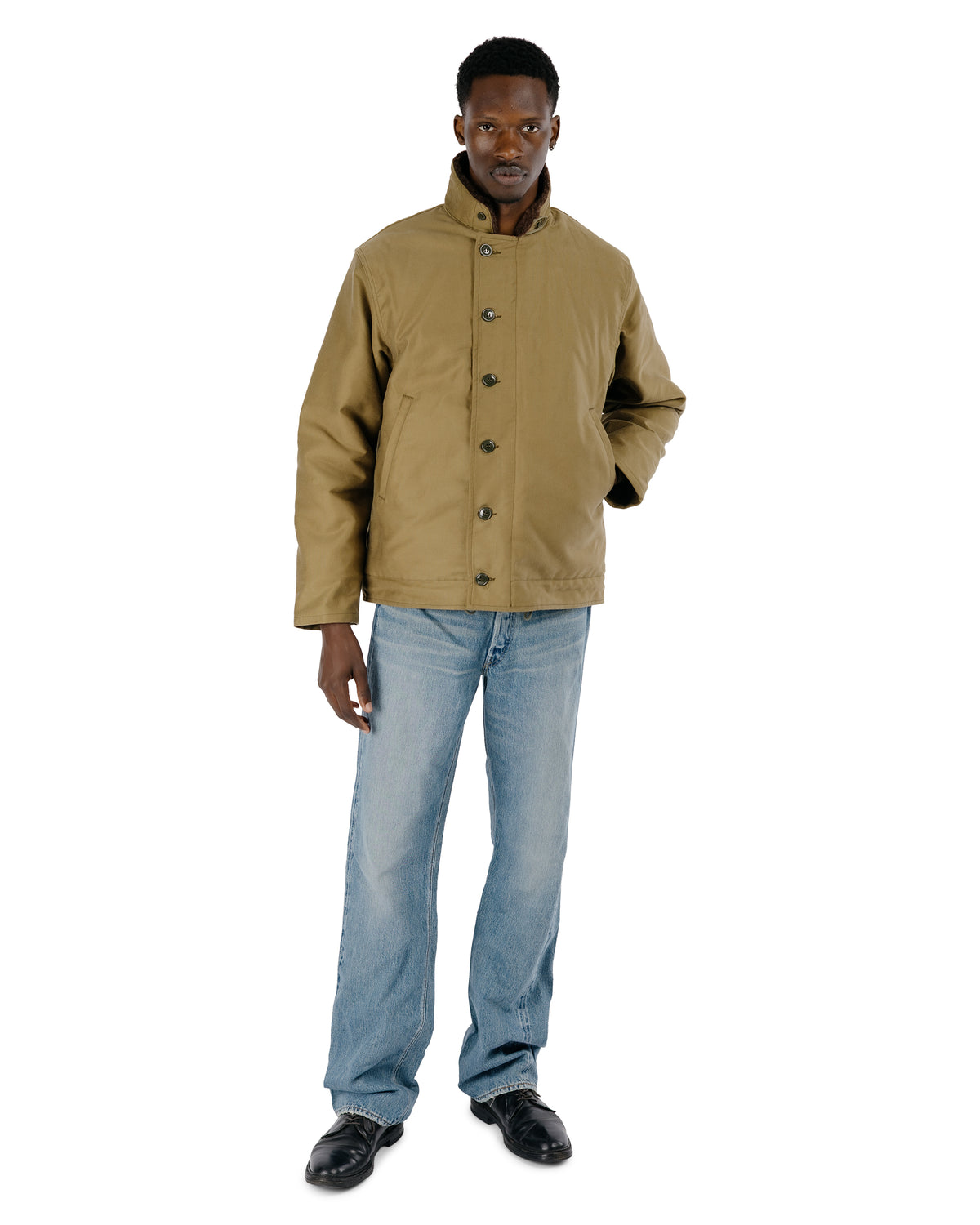 The Real McCoy's MJ22114 N-1 Deck Jacket (Khaki)