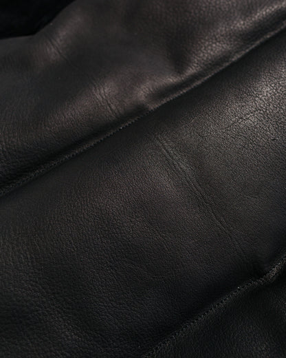 lost & found The Real McCoy's The Real McCoy's MJ22119 Deerskin Down Vest Black