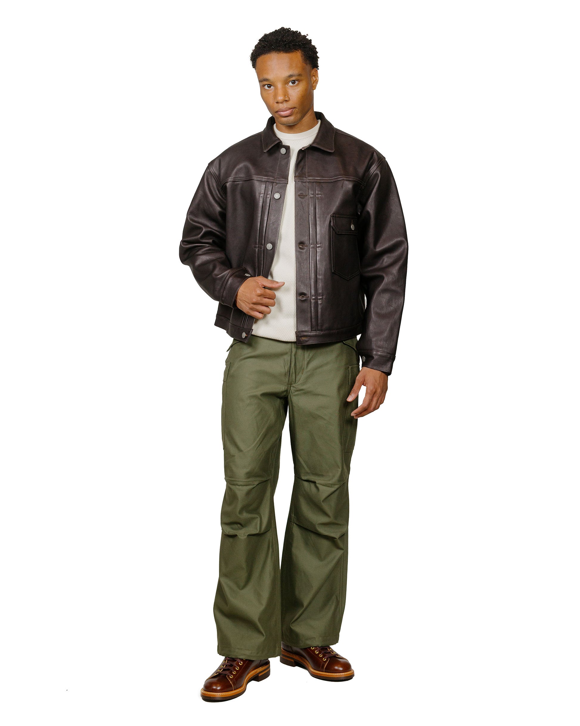 lost & found The Real McCoy's The Real McCoy's MJ23013 Type I Leather Jacket Black