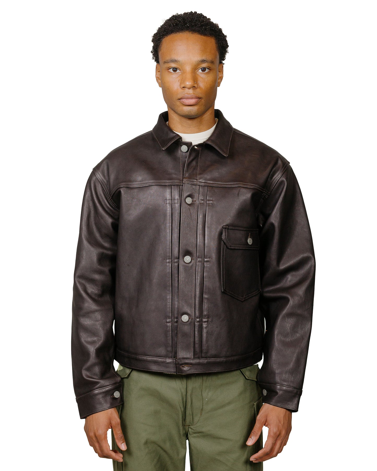 lost & found The Real McCoy's The Real McCoy's MJ23013 Type I Leather Jacket Black